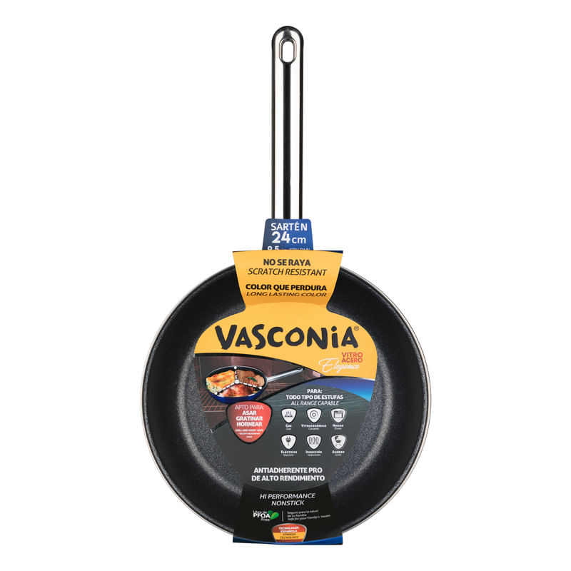Sartén Antiadherente Vasconia Prime 24 cm de Vitroacero®