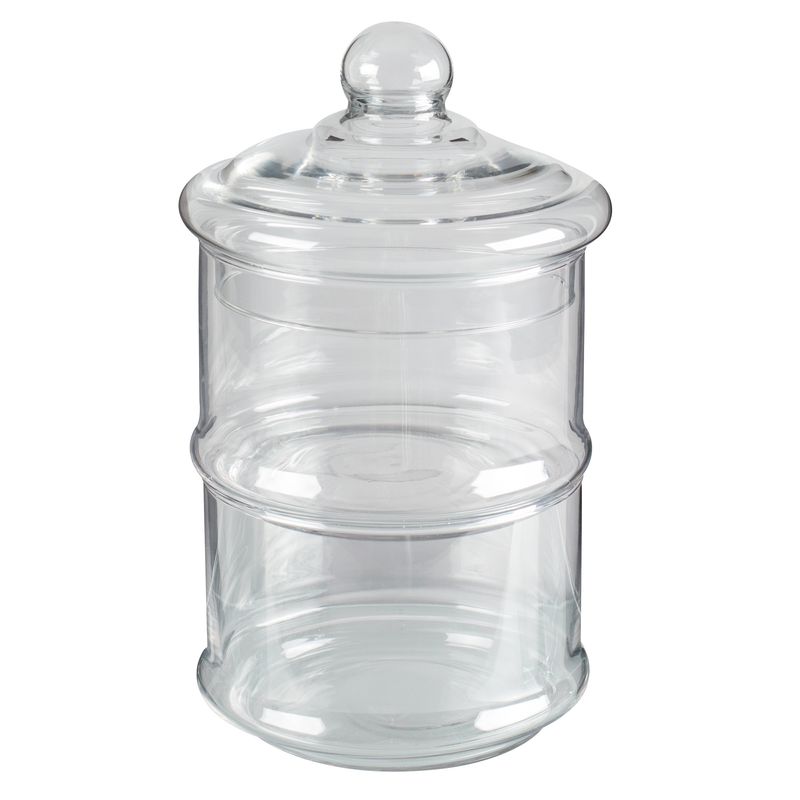 Set-de-canister-apilables-Lacafetiere-de-Cristal-Color-Rosa-metalico-tienda-en-linea-La-Vasconia