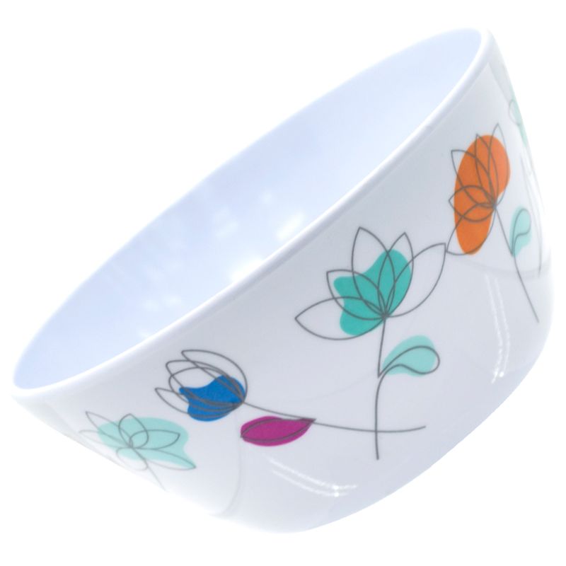 Tazon-de-15-cm.-Ekco-Bakers-secrets-de-Melamina-Color-Verde-y-rosa-tienda-en-linea-La-Vasconia