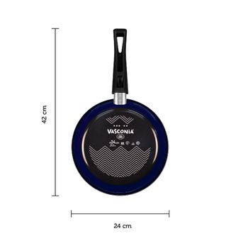 Sartén Antiadherente Vasconia Viva Colors de Vitroacero 24 cm - Azul Marino