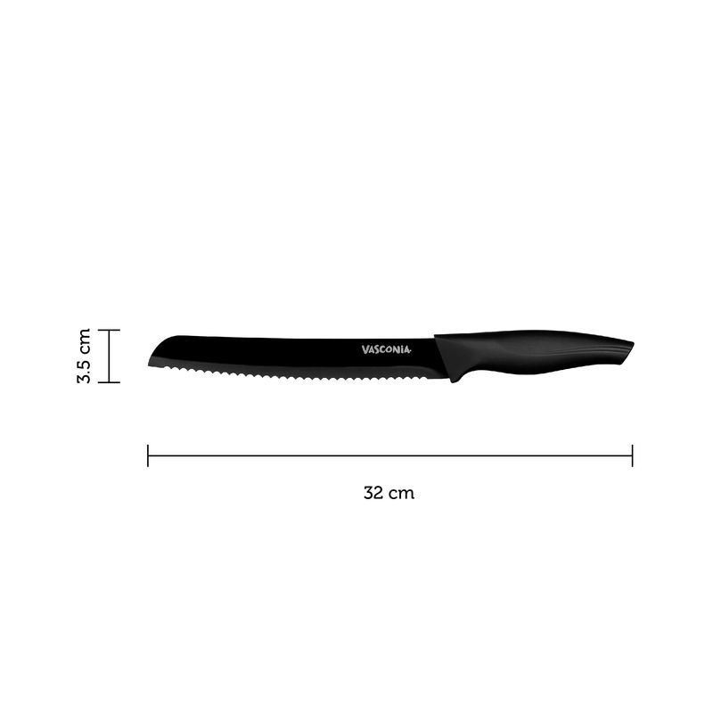 Cuchillo Para Pan de 8' Vasconia Básicos