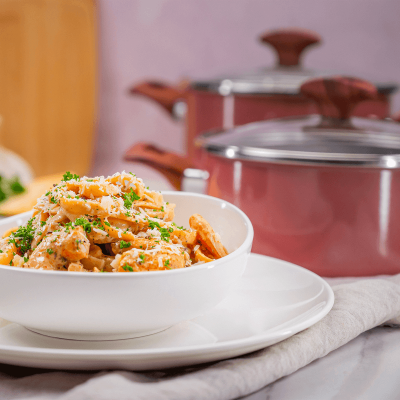 Olla grande antiadherente de cocina de 5 cuartos con tapa