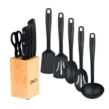 Set de Cuchillos Ekco Classic con 5 Utensilios de Cocina