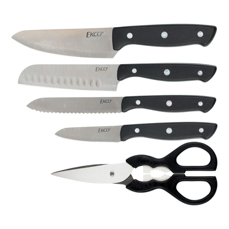 bloque-de-cuchillos-ekco-classic-con-5-utensilios-de-cocina