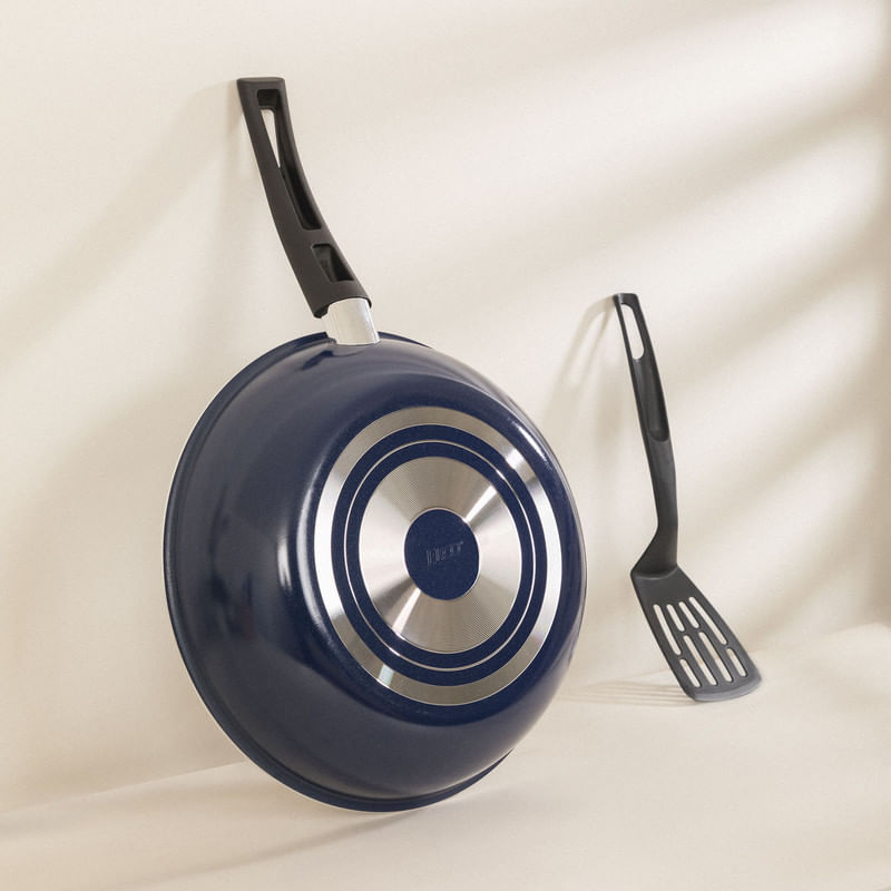 Sartén Wok de 28 cm Ekco Classic Azul con Antiadherente