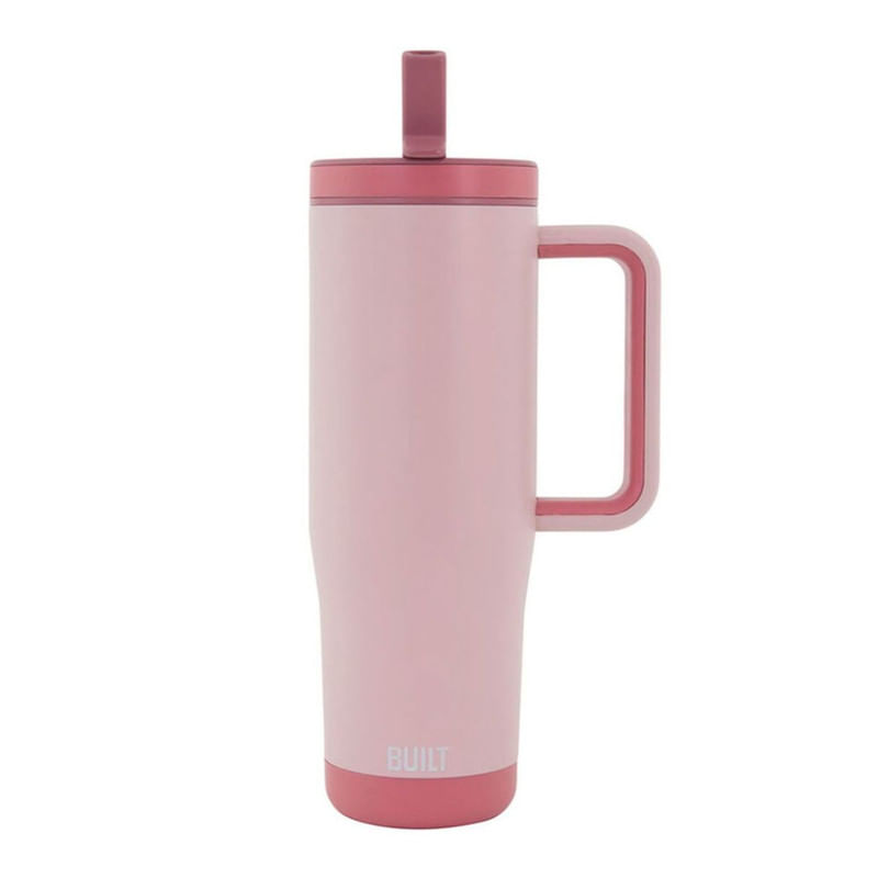 Termo Para Café Con Tapa De Acero Inoxidable - Onda Shop Color Rosa