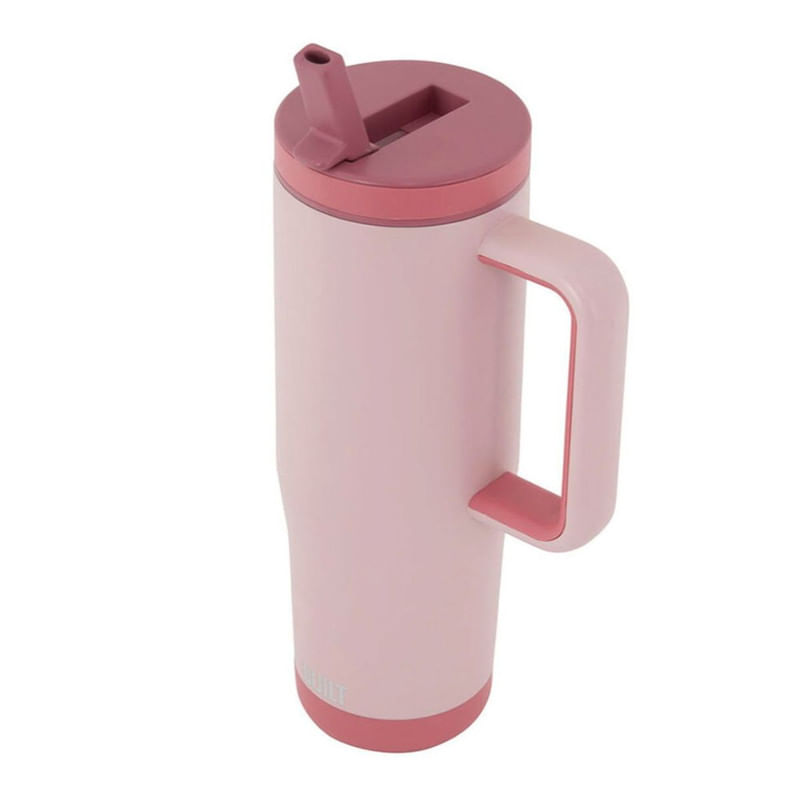 Comprar TERMO ACERO INOXIDABLE - TUMBLER PEQUEÑO ROSA PASTEL on line en