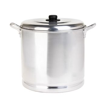 Vaporera Ekco 30 L Hecha de Aluminio con Tapa