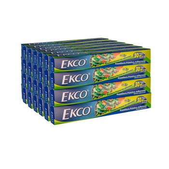 24 Rollos Papel Film de Cocina Ekco con 30m