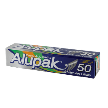 12 Rollos Papel Aluminio de Cocina Alupak de 36 metros c/u