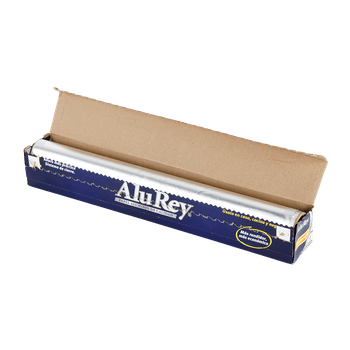 24 Rollos Papel Aluminio de Cocina AluRey de 3.5 metros c/u