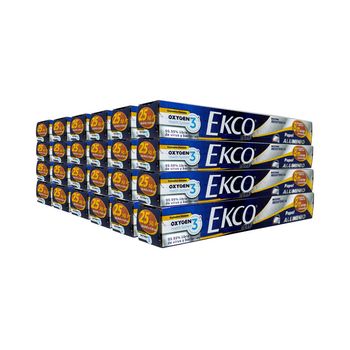 24 Rollos Papel Aluminio de Cocina Ekco Wrap de 8 metros c/u