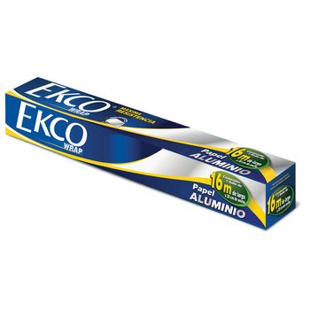 24 Rollos Papel Aluminio de Cocina Ekco Wrap 16 metros c/u