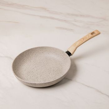 Sartén Antiadherente Vasconia Prima de Aluminio 24 cm - Beige