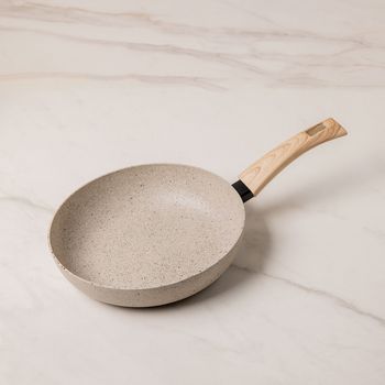 Sartén Antiadherente Vasconia Prima de Aluminio 20 cm - Beige