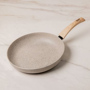 Sartén Antiadherente Vasconia Prima de Aluminio 30 cm - Beige