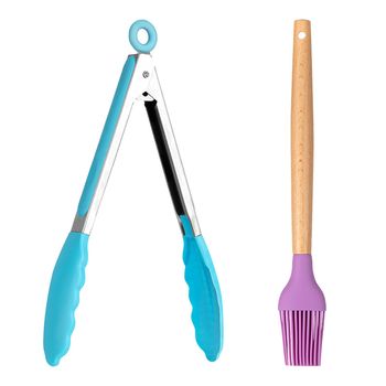 Juego de Utensilios de Cocina de Silicona Ekco Colors