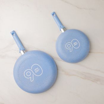 Juego de Sartenes Antiadherentes Ekco 90 Años de Aluminio 2 pz - Azul