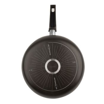 Sartén Antiadherente Vasconia Esencial de Aluminio 30 cm - Negro