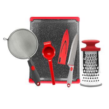 Set Arma tu Cocina Ekco Evolution con 5 Utensilios de Cocina