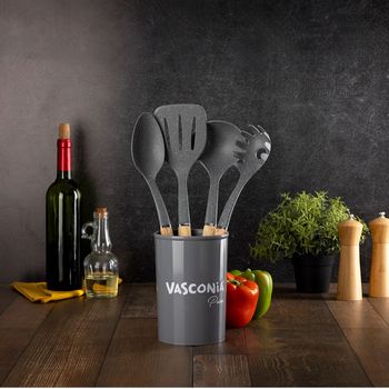 Juego de Utensilios 5 Piezas Vasconia Prime Gris