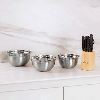 Kit de Cuchillos Ekco con Bowls Vasconia 9 Piezas
