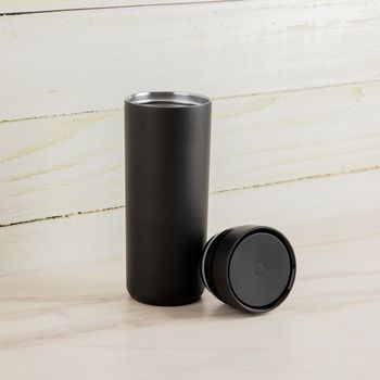 Termo de Acero Inoxidable Ekco Push 500 ml