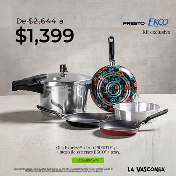 Kit Premier Set Exclusivo con la Olla Express® más versátil de México