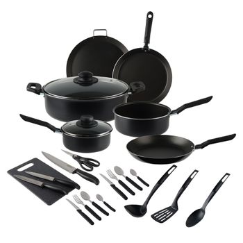 Kit Batería de Cocina de 32 Piezas Ekco con Escurridor