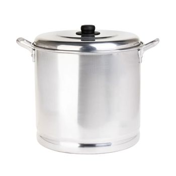 Vaporera Ekco 34 cm Hecha de Aluminio con Tapa