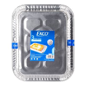 Set Charolas Para Pan de Aluminio Ekco 3 piezas Tamaño Medio