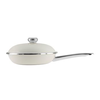Sartén Antiadherente Vita de Acero Vitrificado 24 cm - Perla
